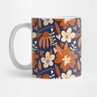 Wild Countryside (Pumpkin & Navy) Mug